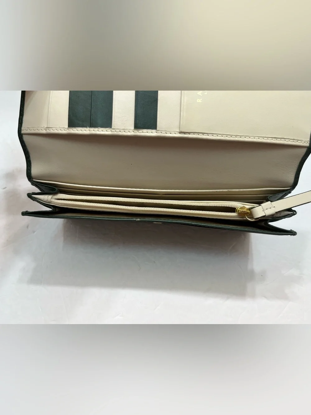 Radley London 'The Fox and Hound' Large Leather Flapover Wallet - Seaweed Green